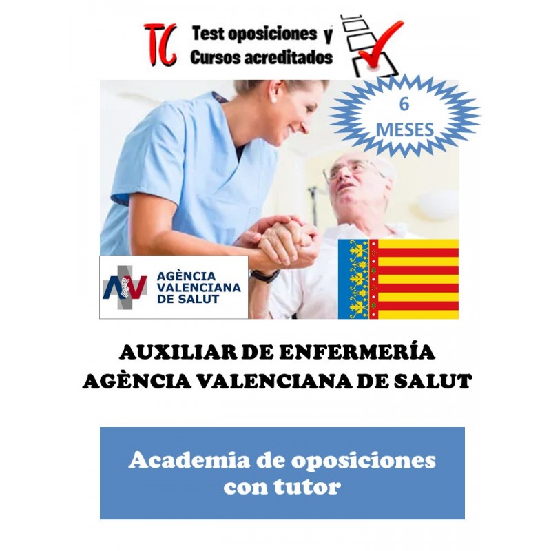 academia Auxiliar de Enfermería online comunidad valenciana oposiciones 2020