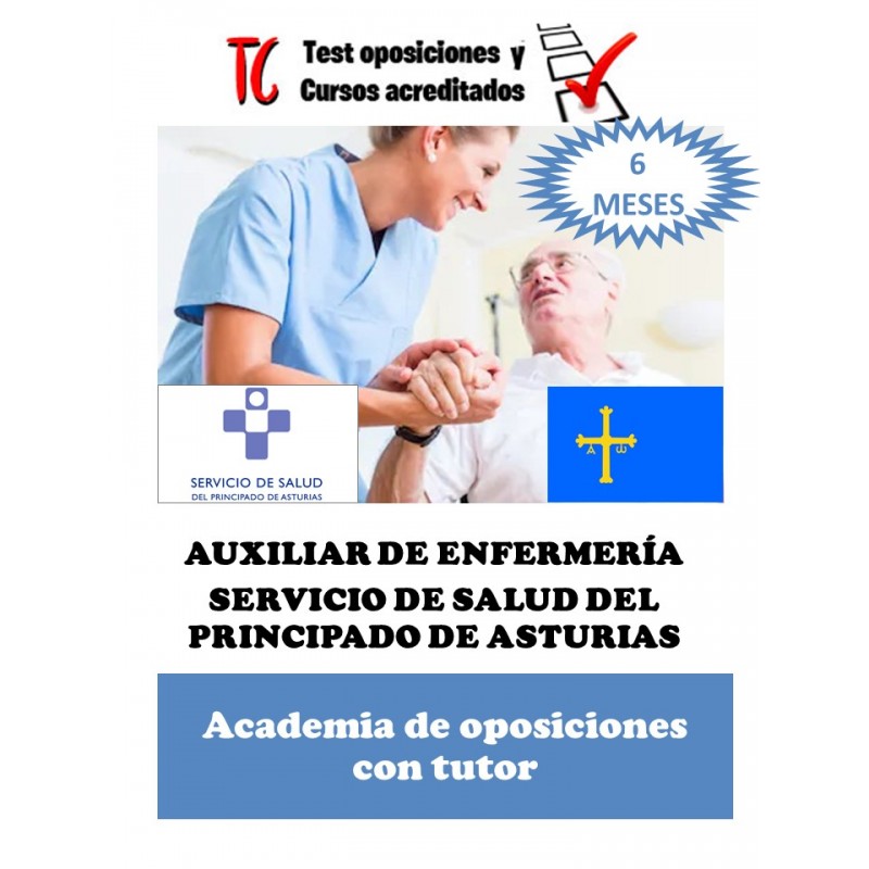 academia Auxiliar de Enfermería online asturias oposiciones 2020