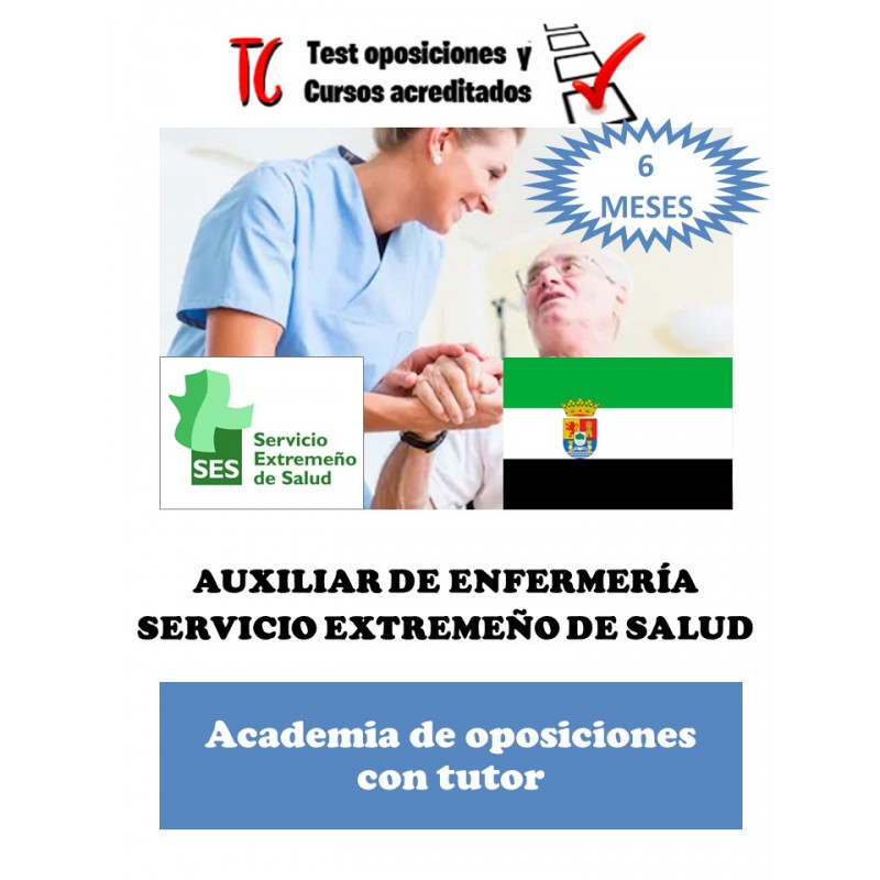 academia Auxiliar de Enfermería online extremadura oposiciones 2020